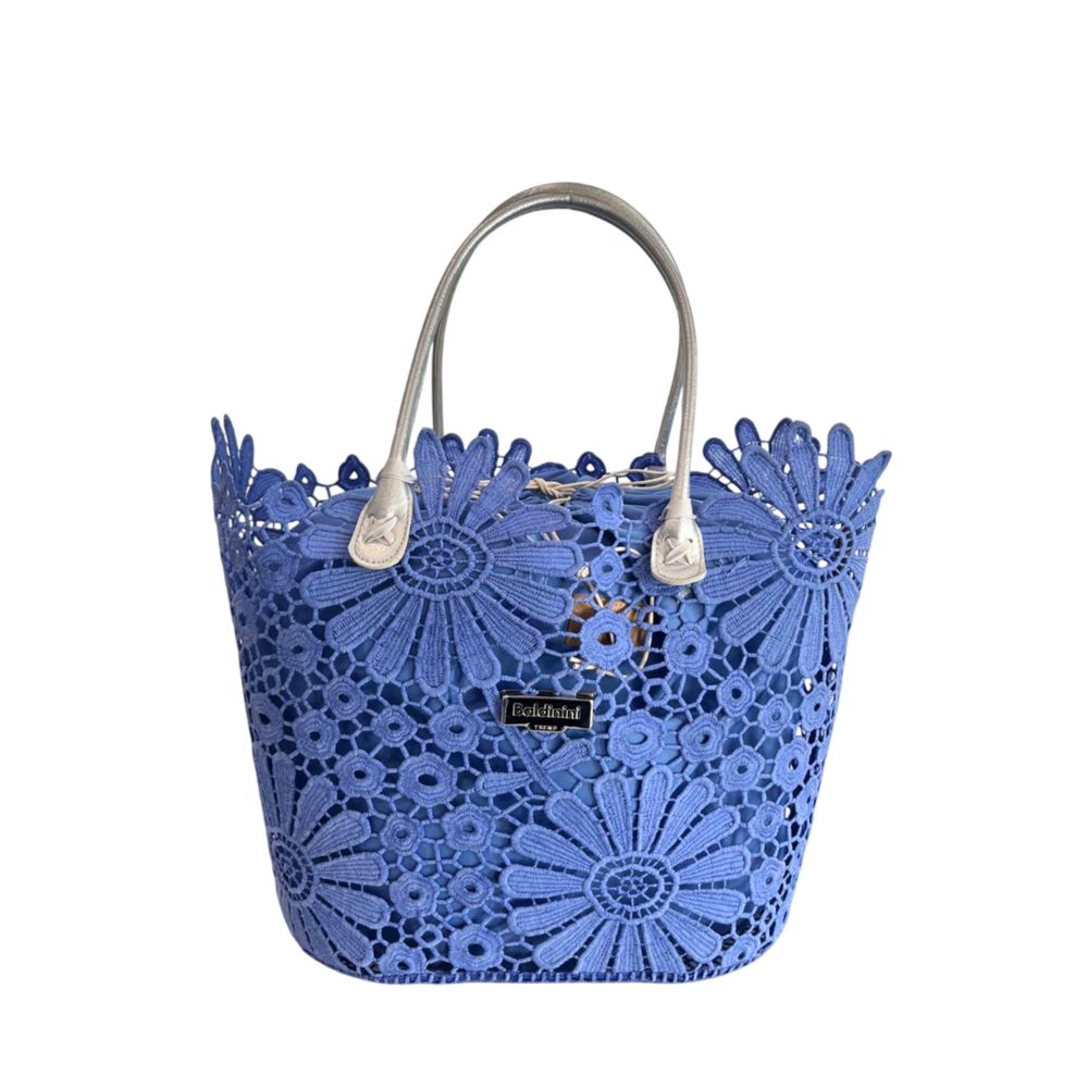 Baldinini Trend Blue PU Handbag