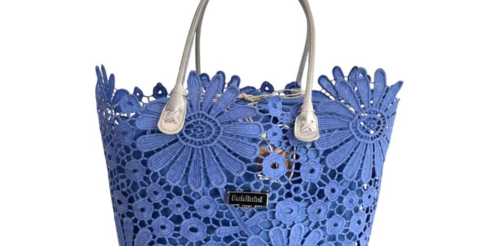 Baldinini Trend Blue PU Handbag