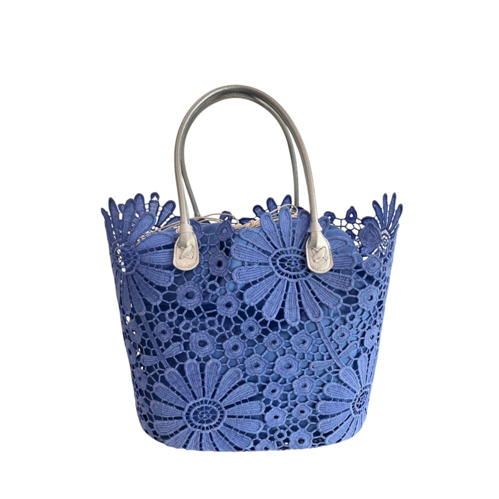 Baldinini Trend Blue PU Handbag