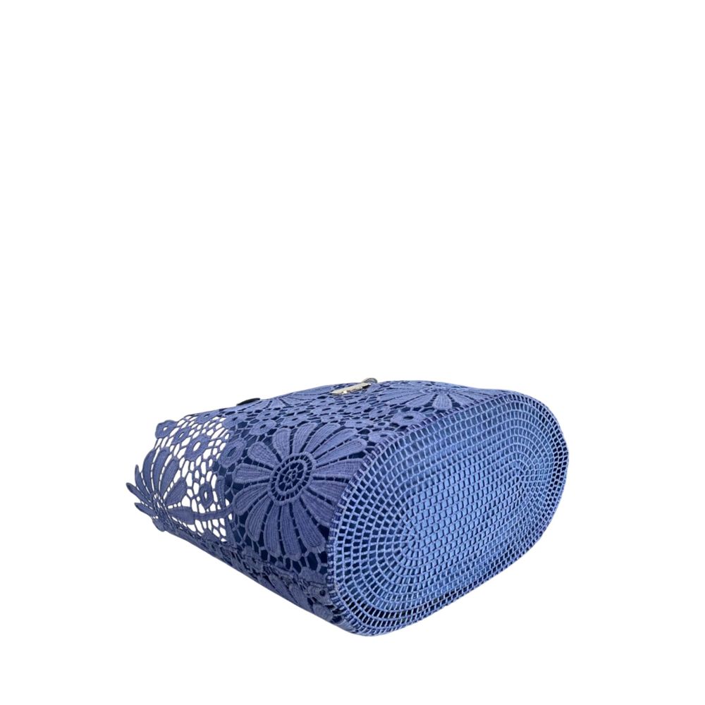 Baldinini Trend Blue PU Handbag
