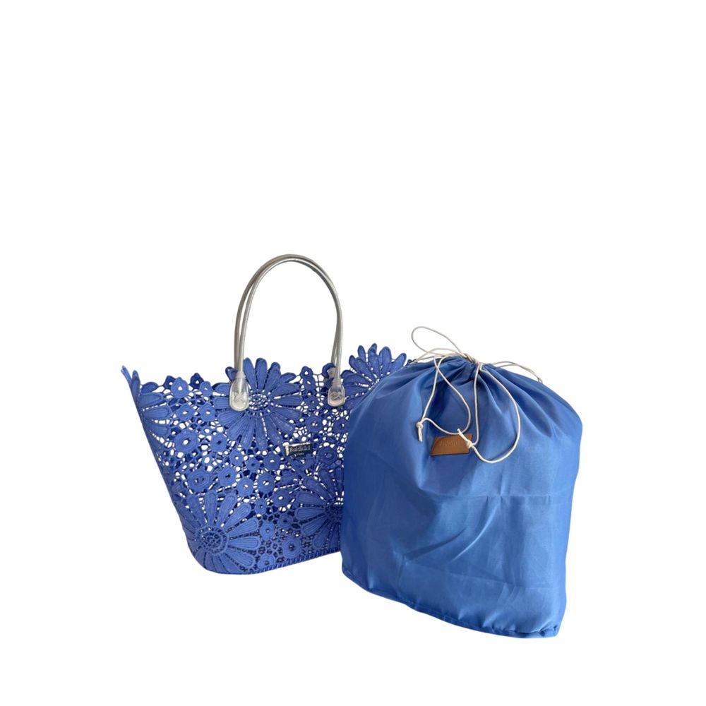 Baldinini Trend Blue PU Handbag