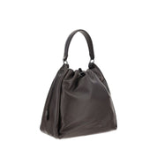 Brunello Cucinelli Brown Calf Leather Shoulder Bag