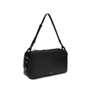 PINKO Black Calf Leather Shoulder Bag