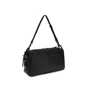 PINKO Black Calf Leather Shoulder Bag