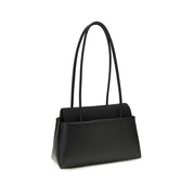 Prada Black Calf Leather Shoulder Bag