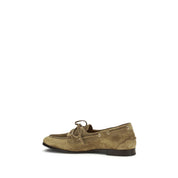Bally Ebony Buffalo Leather Slip-On Loafers