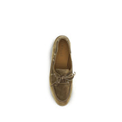 Bally Ebony Buffalo Leather Slip-On Loafers