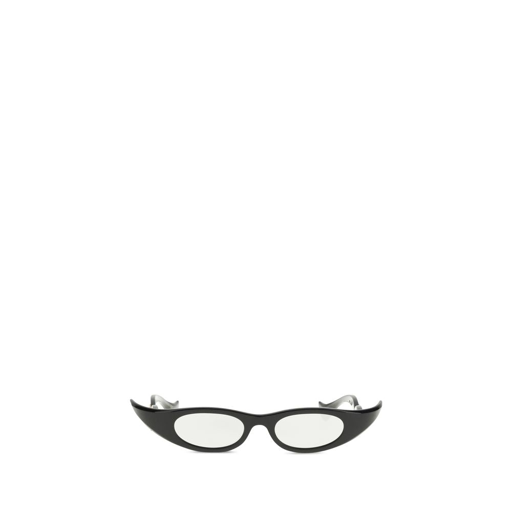 Valentino Garavani Black Acetate Geometric Sunglasses