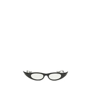 Valentino Garavani Black Acetate Geometric Sunglasses