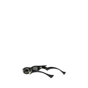 Valentino Garavani Black Acetate Geometric Sunglasses
