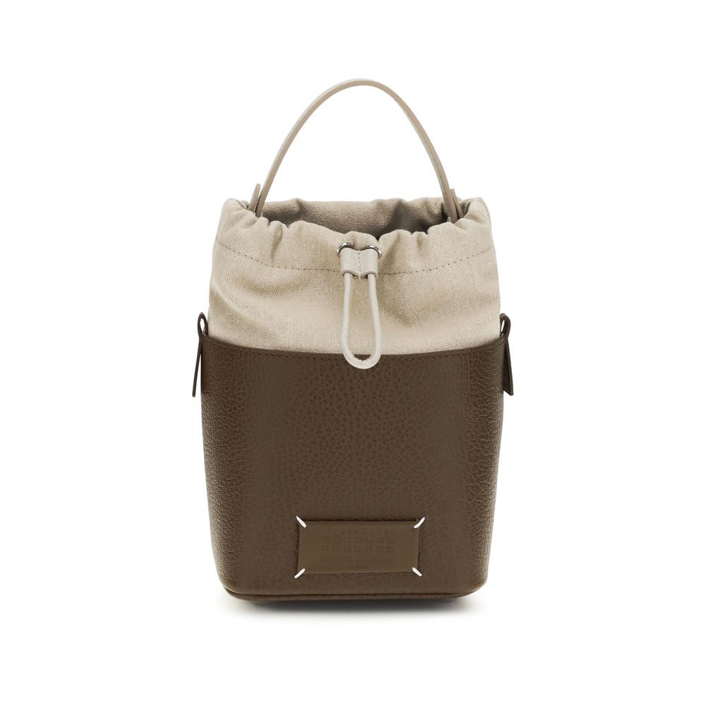 Maison Margiela Brown Calf Leather 5AC Bucket Bag