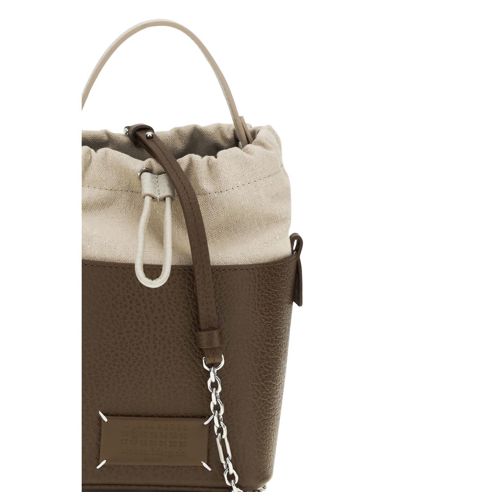 Maison Margiela Brown Calf Leather 5AC Bucket Bag