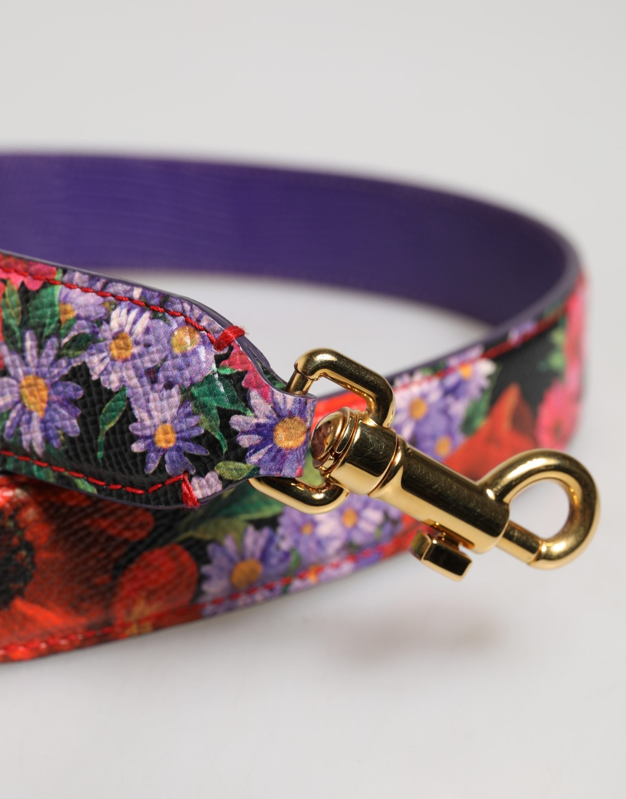Dolce & Gabbana Multicolor Calf Leather Shoulder Strap