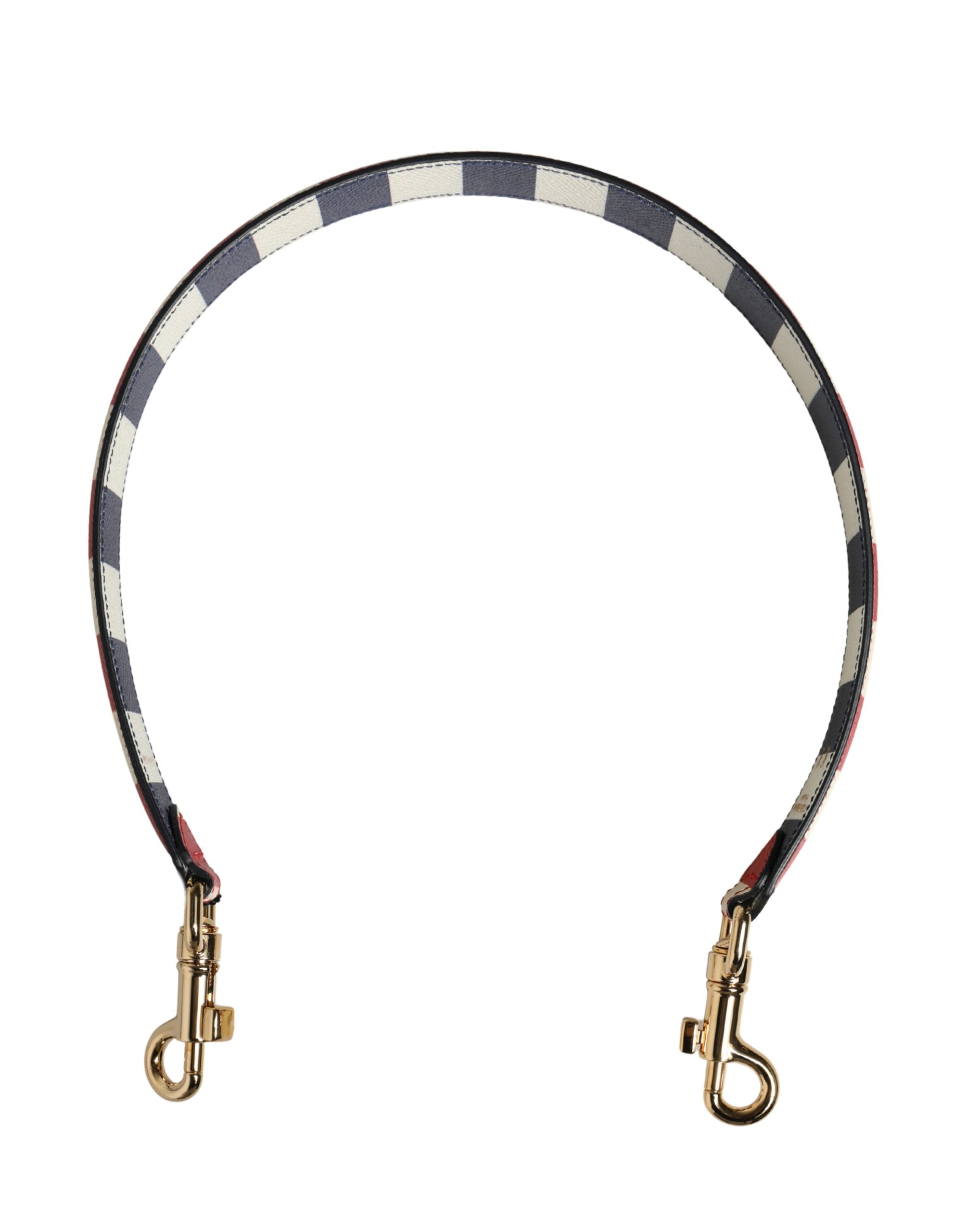 Dolce & Gabbana Multicolor Calf Leather Shoulder Strap