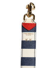 Dolce & Gabbana Multicolor Calf Leather Shoulder Strap