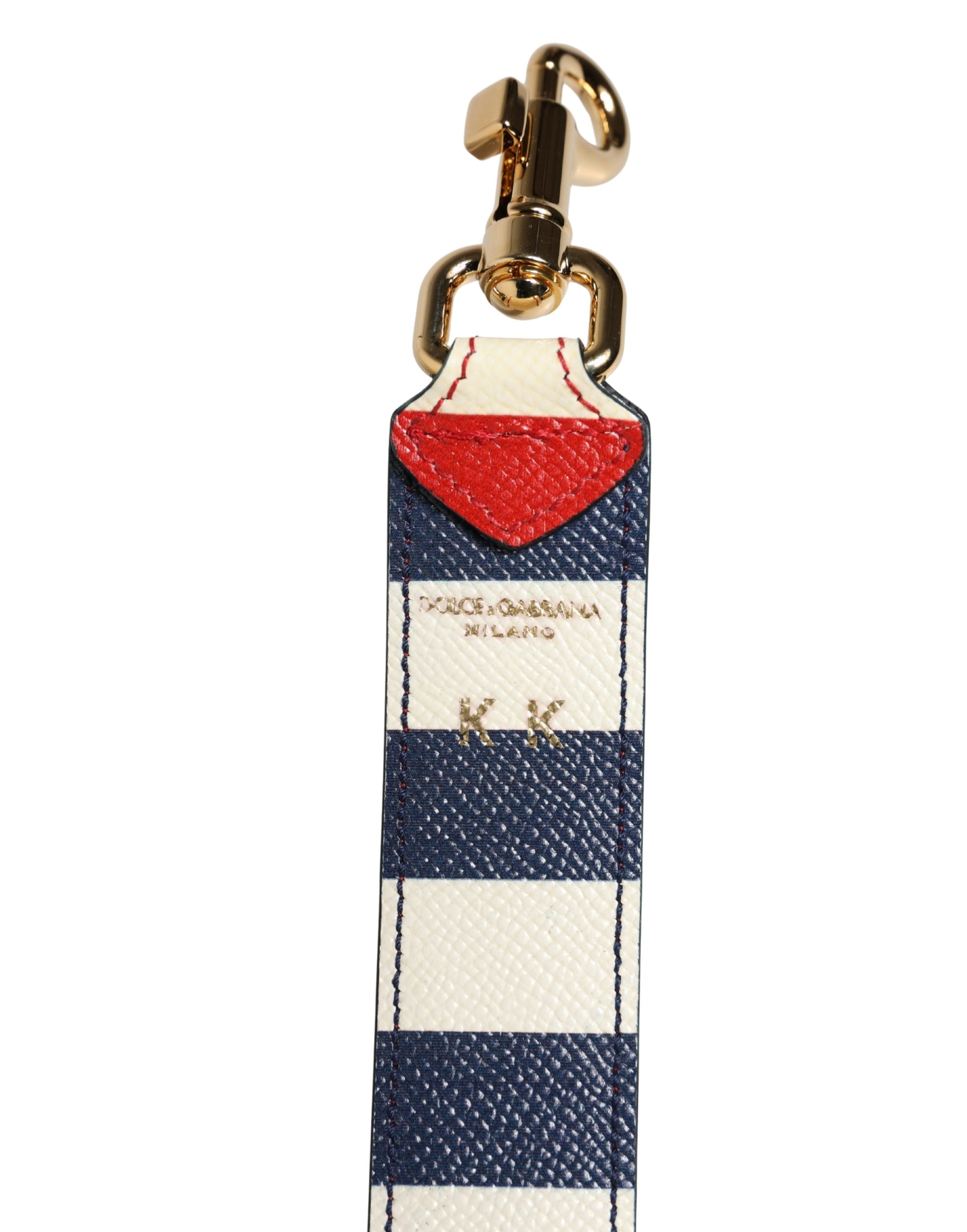 Dolce & Gabbana Multicolor Calf Leather Shoulder Strap