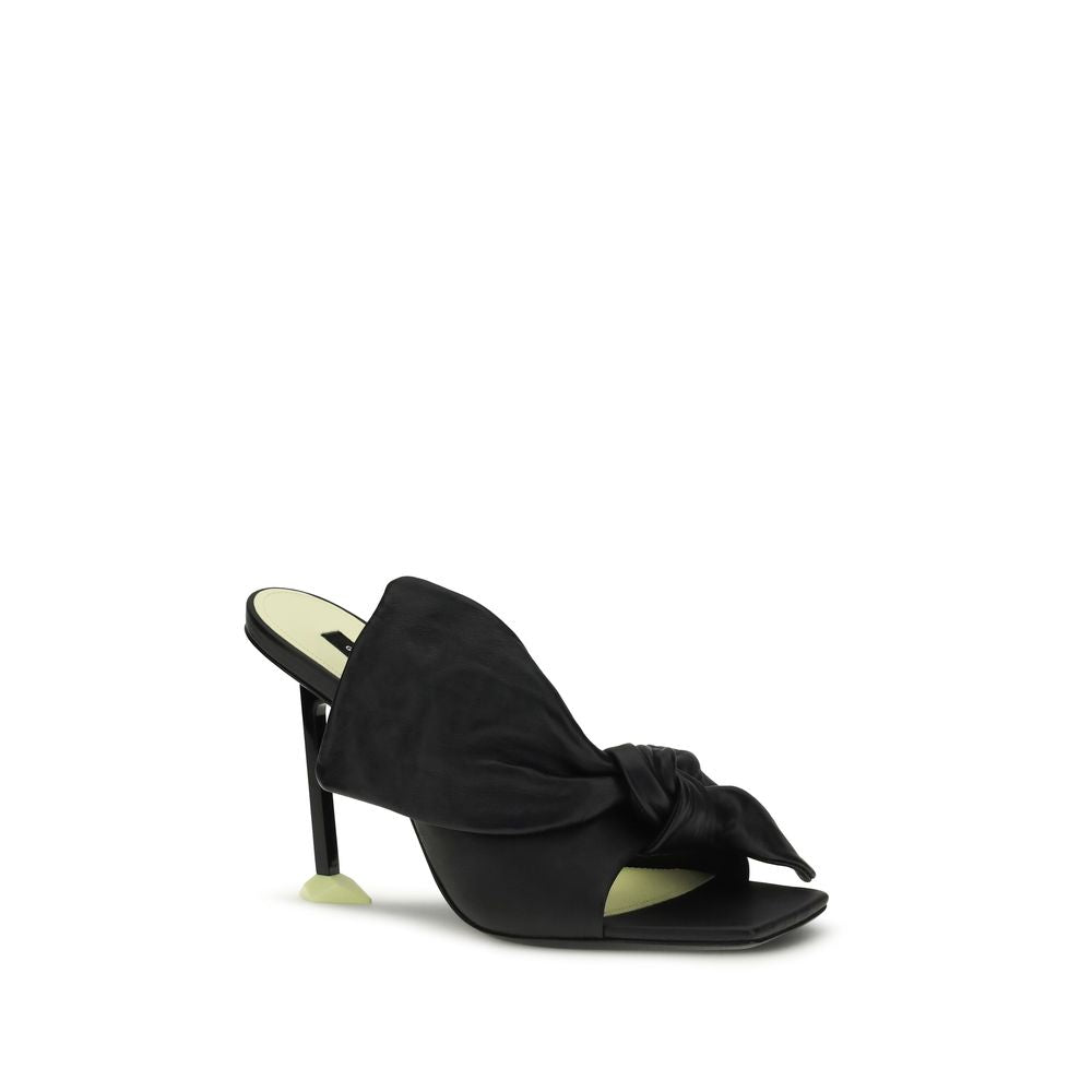 Givenchy Black Lambskin Mules