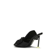 Givenchy Black Lambskin Mules