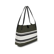 Balmain Black Canvas and Calf Leather Release Tote