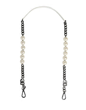 Dolce & Gabbana White Leather Shoulder Strap