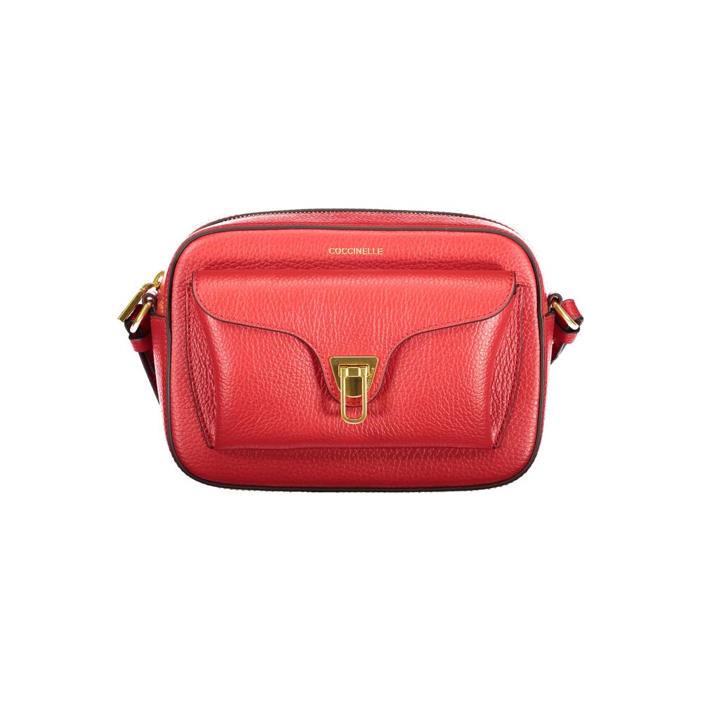 Coccinelle Red Leather Handbag