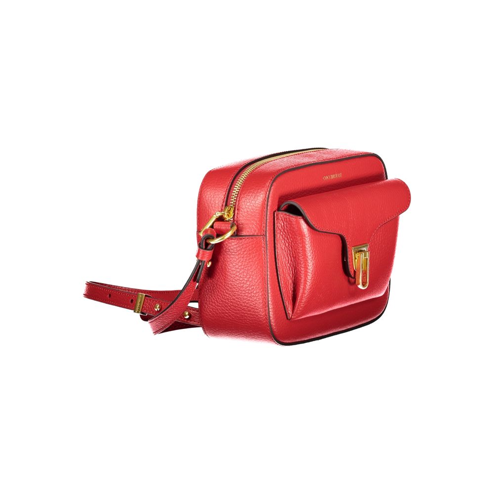 Coccinelle Red Leather Handbag