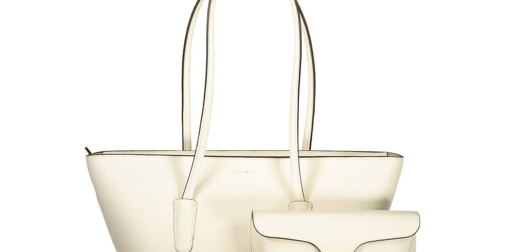 Coccinelle White Leather Handbag