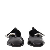 Jil Sander Black Leather Ballet Flats