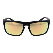 Police Black Plastic Rectangular Sunglasses