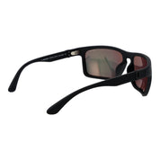 Police Black Plastic Rectangular Sunglasses
