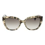 Max Mara Green Bicolor Acetate Cat Eye Sunglasses