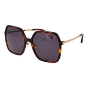 Max Mara Brown Acetate Square Sunglasses