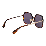 Max Mara Brown Acetate Square Sunglasses