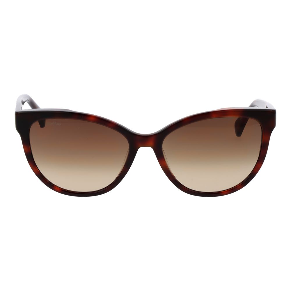 Max Mara Brown Acetate Cat Eye Sunglasses