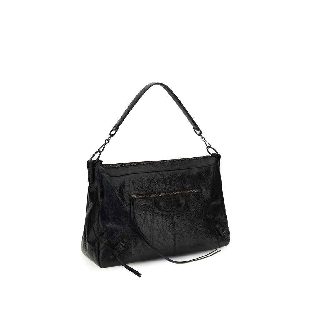 Balenciaga Black Lamb Leather Shoulder Bag