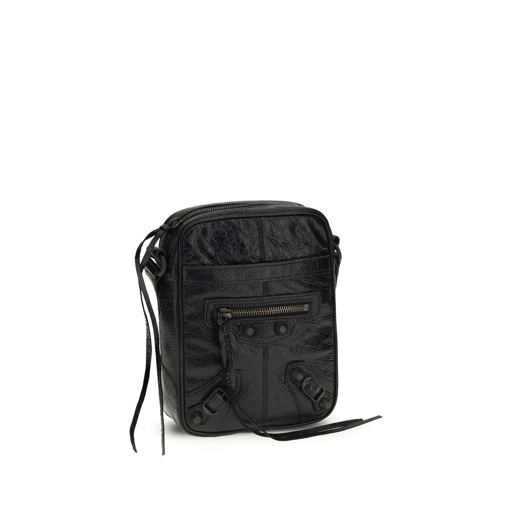 Balenciaga Black Lambskin Shoulder Bag