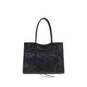 Balenciaga Black Lamb Leather Shoulder Bag