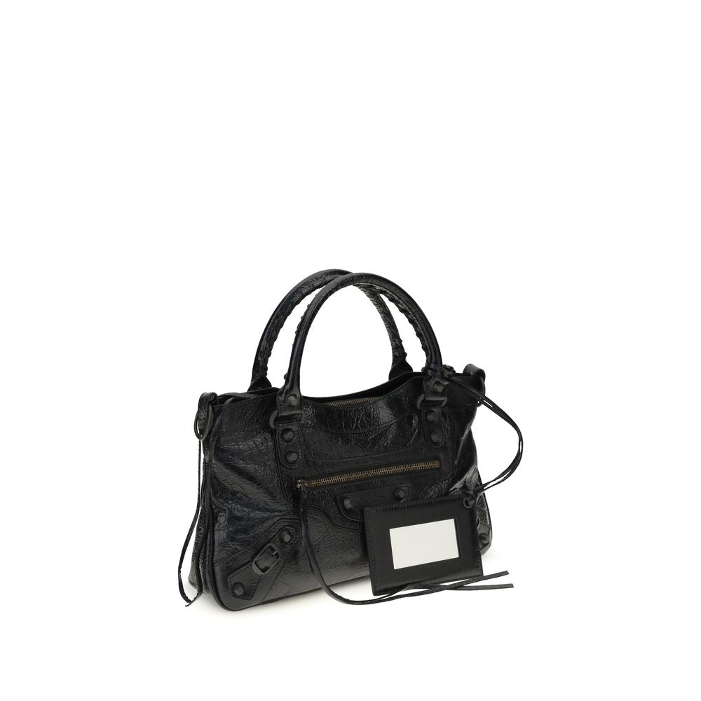 Balenciaga Black Lambskin Shoulder Bag