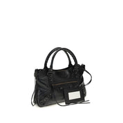 Balenciaga Black Lambskin Shoulder Bag