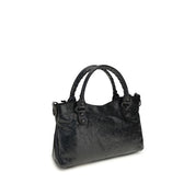 Balenciaga Black Lambskin Shoulder Bag
