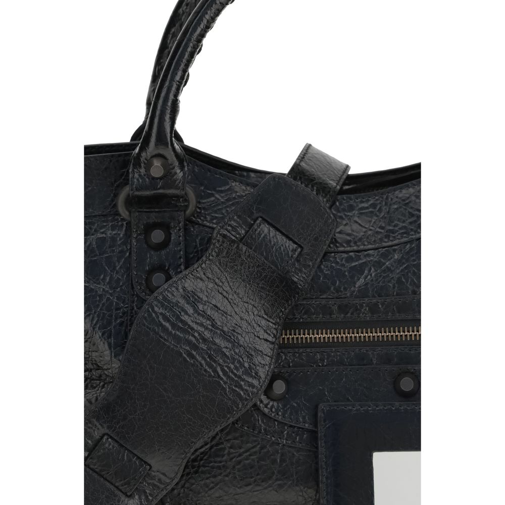 Balenciaga Black Lambskin Shoulder Bag