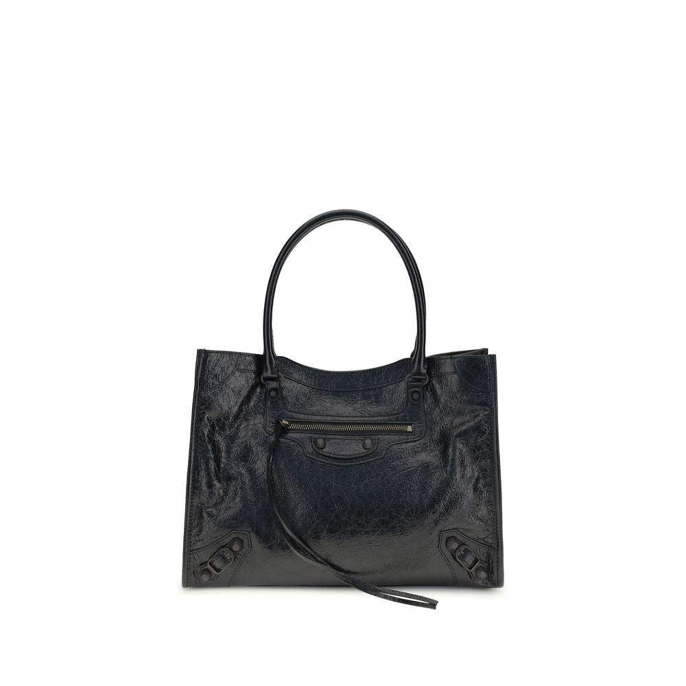 Balenciaga Black Lambskin Shoulder Bag