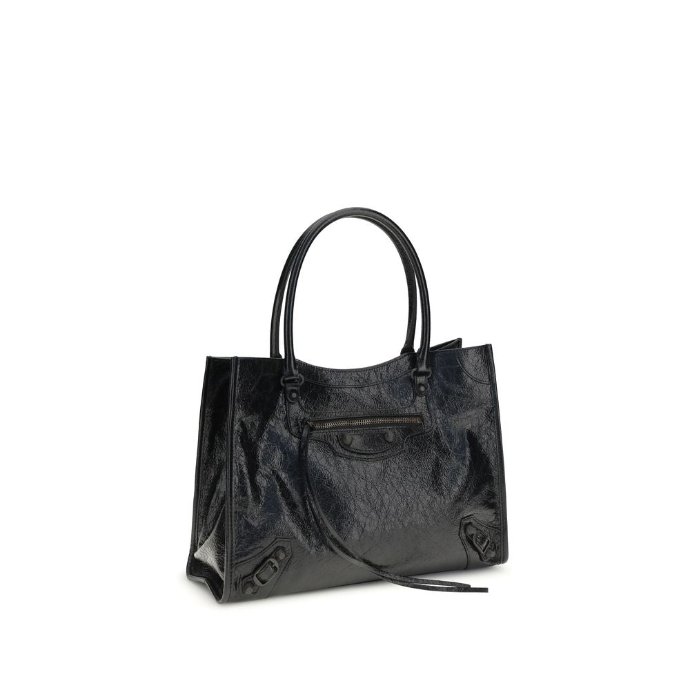 Balenciaga Black Lambskin Shoulder Bag