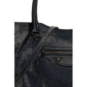 Balenciaga Black Lambskin Shoulder Bag