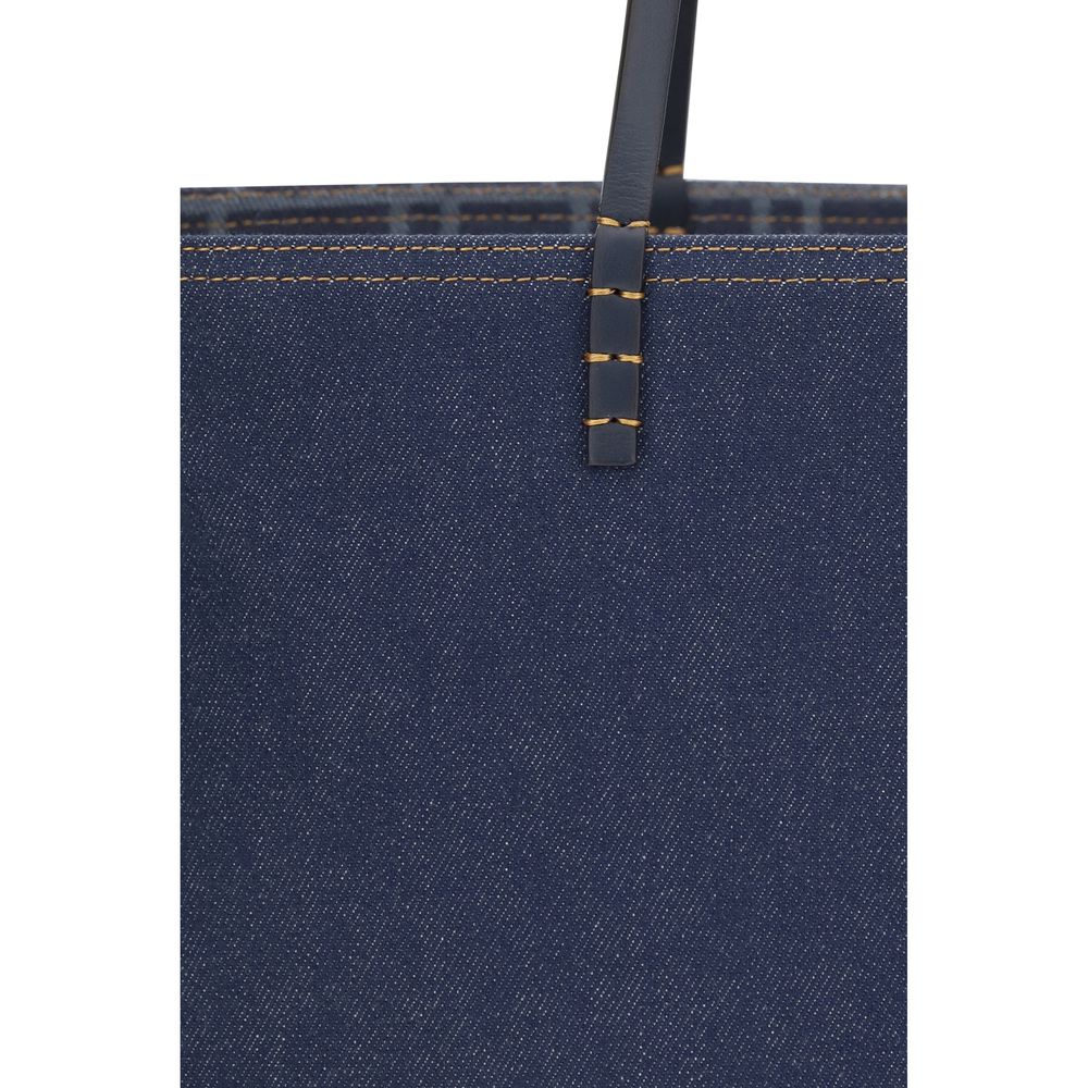 Fendi Blue Denim Shoulder Bag