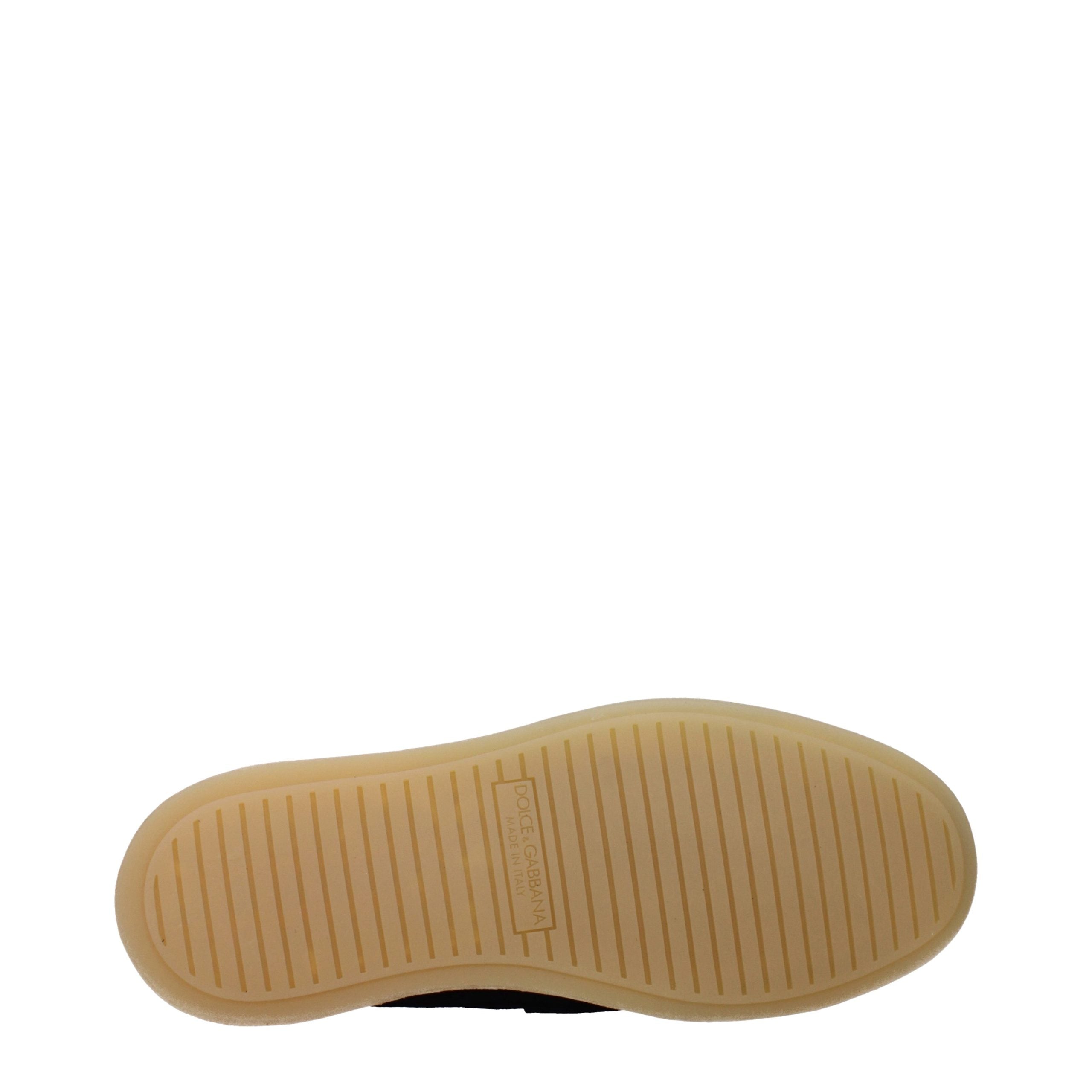 Dolce & Gabbana Blue Suede Slip-On Loafers