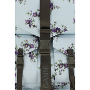 Ganni Blue Polyester Backpack