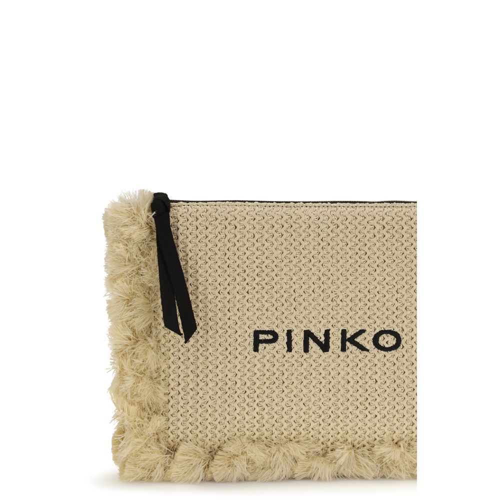 PINKO Beige Polypropylene Shoulder Bag