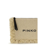 PINKO Beige Polypropylene Shoulder Bag