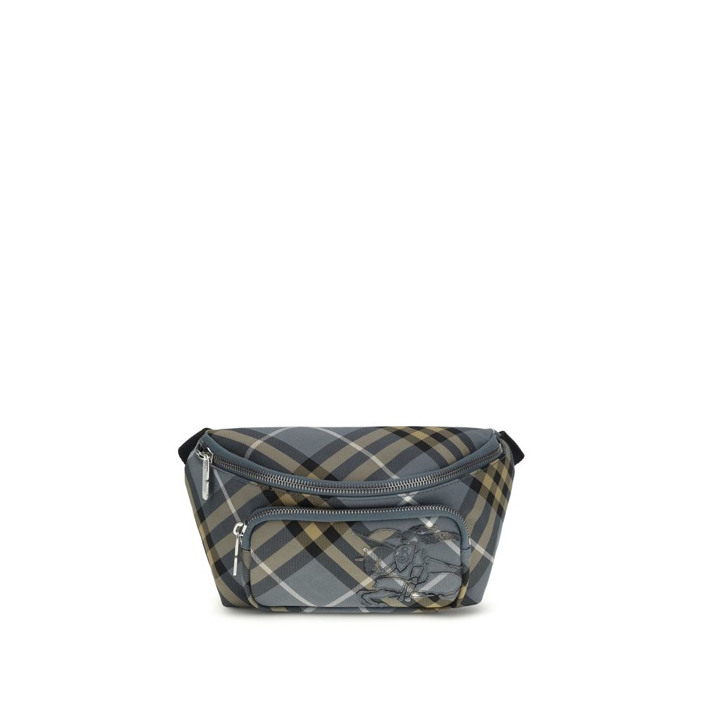 Burberry Multicolor Nylon Archivio Check Clutch